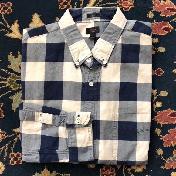 J. Crew Other - J Crew Oxford Plaid Check Button Down Men’s